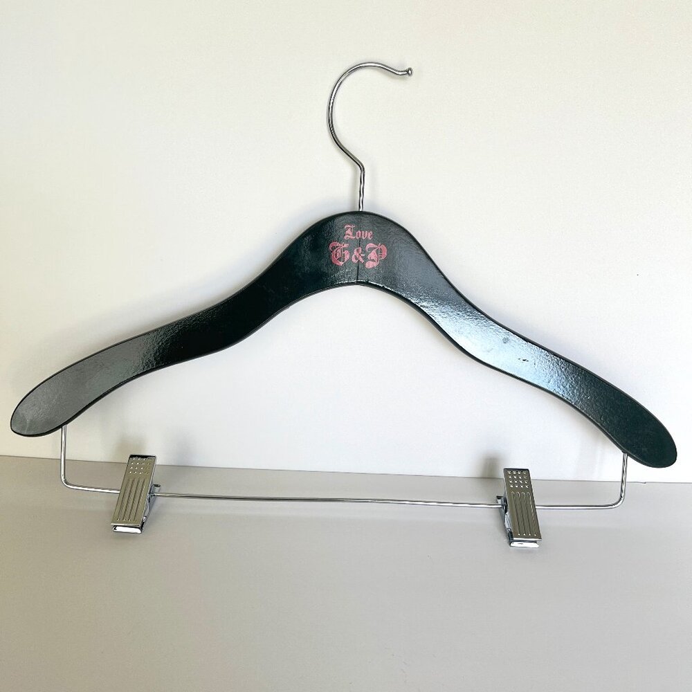 Juicy Couture hanger for clothes
